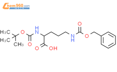 N-叔丁氧羰基-N'-苄氧羰基-L-鸟氨酸结构式图片|2480-93-5结构式图片