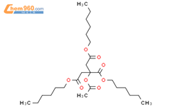 乙酰柠檬酸三己酯结构式图片|24817-92-3结构式图片