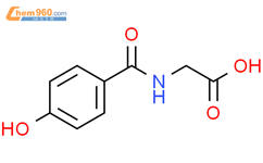 4-羟基马尿酸结构式图片|2482-25-9结构式图片