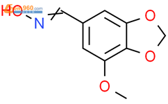1,3-Benzodioxole-5-carboxaldehyde, 7-methoxy-, oxime结构式图片|248249-42-5结构式图片