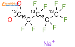2,2,3,3,4,4,5,5-九氟-戊酸-1,2,3,4,5-13C5钠盐结构式图片|2483735-37-9结构式图片