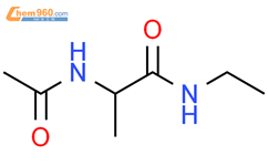 Propanamide, 2-(acetylamino)-N-ethyl-结构式图片|24847-34-5结构式图片
