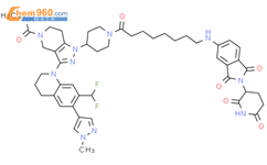 Thalidomide-NH-CBP/p300 ligand 2结构式图片|2484739-21-9结构式图片