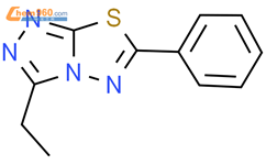 3-ethyl-6-phenyl[1,2,4]triazolo[3,4-b][1,3,4]thiadiazole结构式图片|24852-22-0结构式图片