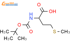 N-Boc-L-蛋氨酸结构式图片|2488-15-5结构式图片