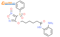 N-（2-氨基苯基）-'6-[[5-氧代-'4-（苯基磺酰基）-'1，'2'，'5-恶二唑-'3-'基]-氧基]六酰胺-结构式图片|2490309-83-4结构式图片