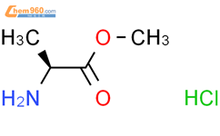 L-丙氨酸甲酯盐酸盐结构式图片|2491-20-5结构式图片