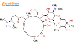 螺旋霉素I标准溶液结构式图片|24916-50-5结构式图片