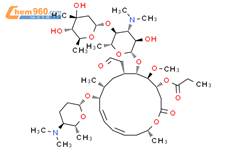 螺旋霉素碱结构式图片|24916-52-7结构式图片