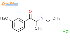 2-(乙胺)-1-(3-甲基苯基)-1-丙酮  盐酸盐结构式图片|2493976-59-1结构式图片
