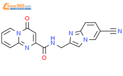 4H-吡啶并[1，2-a]嘧啶-2-甲酰胺，N-[（6-氰基偶氮[1,2-a]吡啶-2-基）甲基]-4-氧代-结构式图片|2499661-33-3结构式图片
