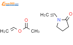 乙烯基吡咯烷酮-乙酸乙烯酯共聚物结构式图片|25086-89-9结构式图片