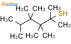 叔十二硫醇结构式图片|25103-58-6结构式图片
