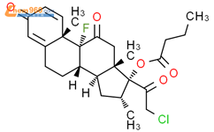 丁酸倍氯他松杂质 6结构式图片|25120-98-3结构式图片