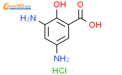 Benzoic acid, 3,5-diamino-2-hydroxy-, hydrochloride (1:2)结构式图片|2514682-10-9结构式图片