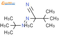 Butanenitrile, 2-[(1,1-dimethylethyl)azo]-2,3,3-trimethyl-结构式图片|25149-49-9结构式图片