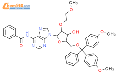 N-苯甲酰基-5'-O-[双(4-甲氧基苯基)苯基甲基]-2'-O-(2-甲氧基乙基)腺苷结构式图片|251647-48-0结构式图片