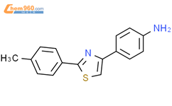 Benzenamine, 4-[2-(4-methylphenyl)-4-thiazolyl]-结构式图片|25179-47-9结构式图片