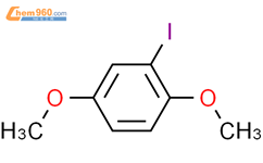 2-碘-1,4-二甲氧基苯结构式图片|25245-35-6结构式图片