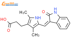 TSU-68 (SU6668, Orantinib) 抑制剂结构式图片|252916-29-3结构式图片