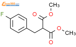 2-(4-氟苄基)丙二酸二甲酯结构式图片|252938-22-0结构式图片