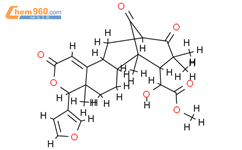 7,11-Methano-2H-cycloocta[f][2]benzopyran-8-aceticacid, 4-(3-furanyl)-4,4a,5,6,6a,7,8,9,10,11,12,12a-dodecahydro-a-hydroxy-4a,7,9,9-tetramethyl-2,10,13-trioxo-,methyl ester (9CI)结构式图片|25570-77-8结构式图片