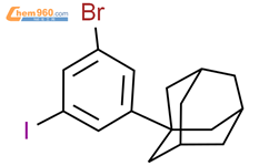 1-​(3-​溴-​5-​碘苯基)-三环[3.3.1.13,​7]​癸烷结构式图片|2558182-84-4结构式图片