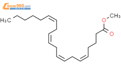 花生四烯酸甲酯结构式图片|2566-89-4结构式图片