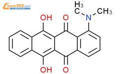 5,12-Naphthacenedione,1-(dimethylamino)-6,11-dihydroxy-结构式图片|25680-06-2结构式图片