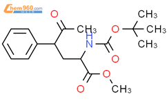 2-(叔丁氧基羰基氨基)-5-氧代-4-苯基己酸甲酯结构式图片|2568607-13-4结构式图片