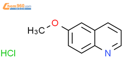 Quinoline, 6-methoxy-, hydrochloride结构式图片|25726-54-9结构式图片