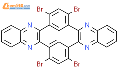 1,3,10,12-四溴-喹喔啉[2',3':9,10]苯并[4,5-abc]酚嗪结构式图片|2574526-30-8结构式图片