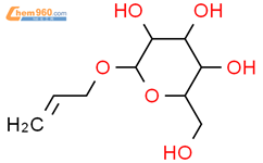 烯丙基-beta-吡喃半乳糖苷结构式图片|2595-07-5结构式图片