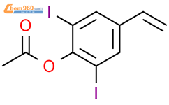 2,6-二碘-4-乙烯苯乙酸酯结构式图片|2600372-33-4结构式图片