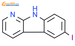 6-碘-9H-吡啶并[2,3-b]吲哚结构式图片|26066-89-7结构式图片