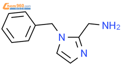 (1-苄基-1H-咪唑基-2-基)甲胺结构式图片|26163-58-6结构式图片