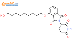 2-(2,6-二氧代哌啶-3-基)-4-((9-羟基壬基)氧基)异吲哚啉-1,3-二酮结构式图片|2619511-72-5结构式图片