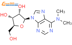 N6,N6-二甲基腺苷结构式图片|2620-62-4结构式图片
