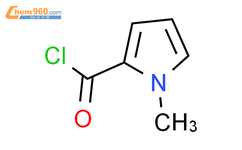 1-甲基吡咯-2-羰酰氯结构式图片|26214-68-6结构式图片