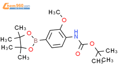 4-(TERT-丁醇醚碳酰氨)-3-甲基苯硼酸,凤梨酸酯结构式图片|262433-02-3结构式图片