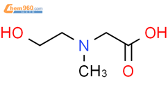 2-(2-羟基乙基-甲基-氨基)乙酸结构式图片|26294-19-9结构式图片