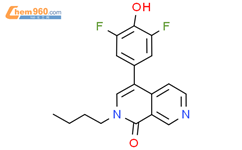 2-丁基-4-(3,5-二氟-4-羟基苯基)-2,7-萘啶-1(2H)-酮结构式图片|2633633-64-2结构式图片