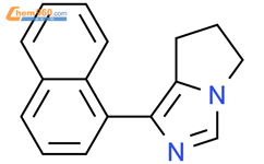5H-Pyrrolo[1,2-c]imidazole, 6,7-dihydro-1-(1-naphthalenyl)-结构式图片|263389-19-1结构式图片