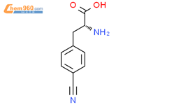 D-4-氰基苯丙氨酸结构式图片|263396-44-7结构式图片