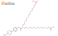 Methyltetrazine-amido-N-bis(PEG4-acid)结构式图片|2639395-39-2结构式图片