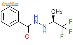 苯甲酸 2-​[(1S)​-​2,​2,​2-​三氟-​1-​甲基乙基]​酰肼结构式图片|2642629-20-5结构式图片