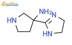 3-Pyrrolidinamine, 3-(4,5-dihydro-1H-imidazol-2-yl)-结构式图片|2649003-66-5结构式图片