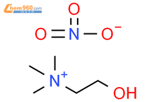 羟乙基三甲基铵硝酸盐结构式图片|26511-31-9结构式图片