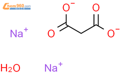 丙二酸二钠一水合物结构式图片|26522-85-0结构式图片