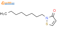 2-正辛基-4-异噻唑啉-3-酮结构式图片|26530-20-1结构式图片